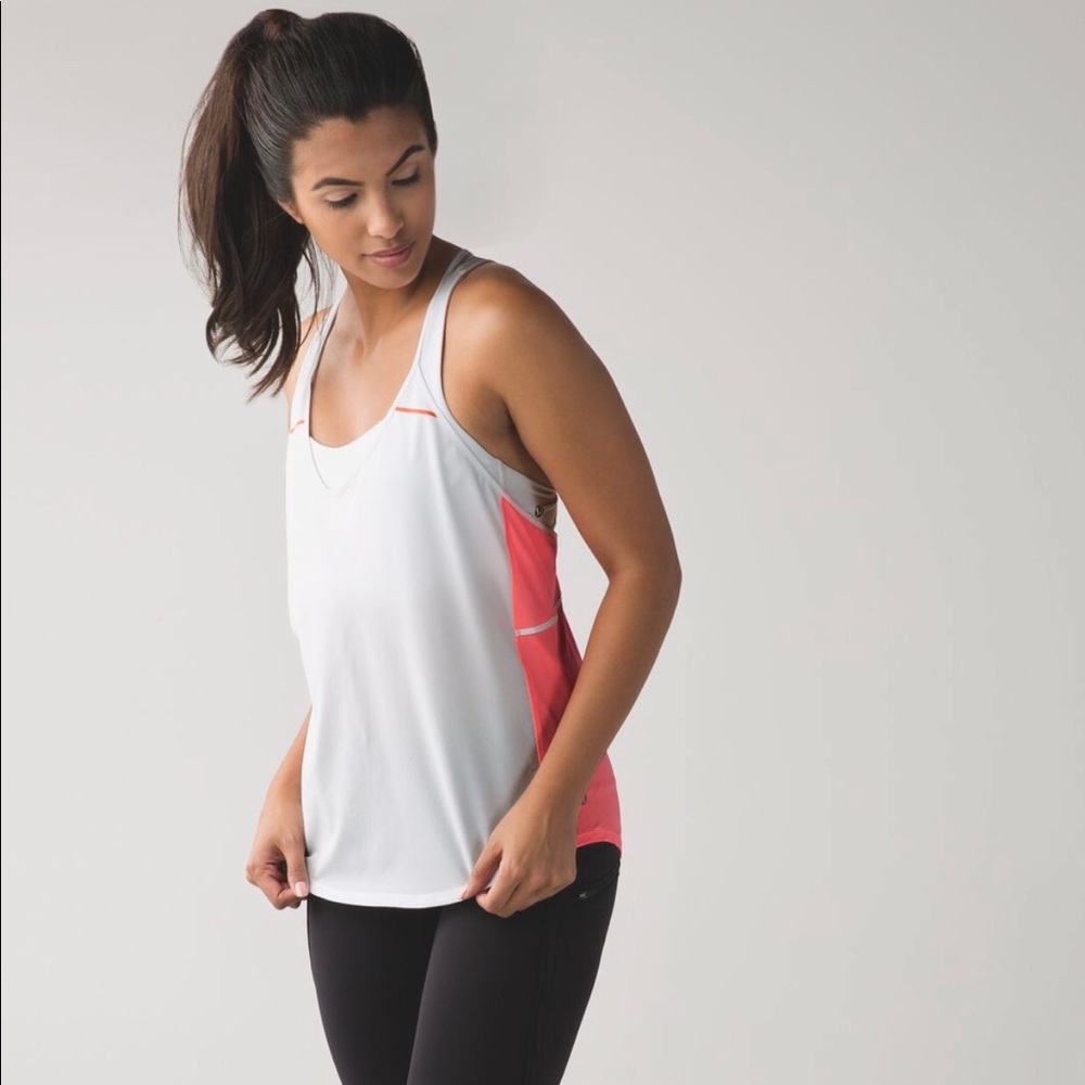 Lululemon ladder back tank top.